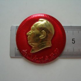(像章9923)向门合同志学习，原沈阳市人委毛泽东思想学习班纪念