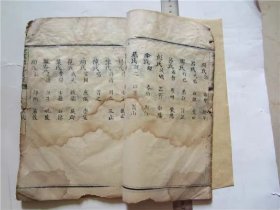 古籍宣纸线装书清代木刻本钦定仪礼注疏，存卷首，一册