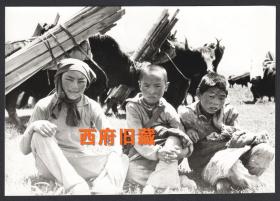 90年代，藏区人文摄影老照片，孩子们