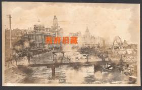 民国老照片，上海外滩码头老照片