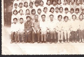 【恰同学少年，风华正茂】1982年，成都市二十一中学毕业合影老照片，品弱