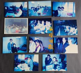 九十年代中央艺术团在西藏大学为师生演出老照片11张，赵本山蔡国庆卢秀梅游本昌等人老照片