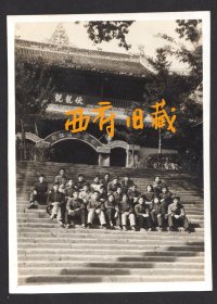 1960年，成都都江堰二王庙伏龙观被用作“都江堰展览馆”期间的一张老照片