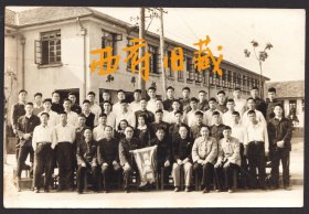 1955年，上海同济大学桥梁隧道专业师生老照片，李国豪钱钟毅陈超周念先等教授