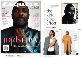 伊德瑞斯艾尔巴（Idris Elba）（李佩斯）-明星杂志专访彩页 切页/海报（详见商品详情）