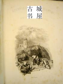 稀缺，摄影集《风景如画的英吉利海峡和法国海岸 》大量版画插图， 1879年出版