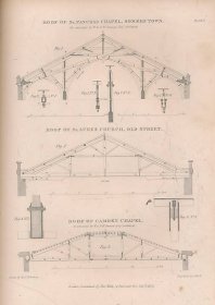 稀缺版，彼得·尼科尔森著《 实用的木工，细木工和橱柜制造  》 黑白版画插图，1853年出版