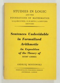 稀缺，数学家、逻辑学家和哲学家哥德尔著《在形式上算术中不可决定的句子》 约1964年出版,