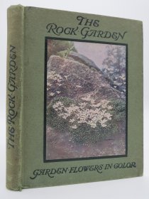 稀缺版，《英国高山植物学家雷吉纳德·法瑞尔著--岩石花园》彩色插图，1910年出版