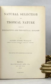 稀缺，英国的博物学家和生物学家罗素华莱士著《自然选择和热带性质 》  1891年出版