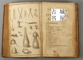 稀缺《 化学、路易斯.威廉的实用化学 》7版画插图  约1746年出版，