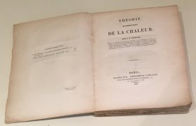 稀缺 《法国数学家、几何学家和物理学家泊松的作品--热学的数学理论》 约1835年出版