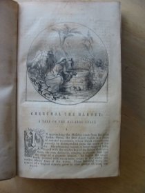 稀缺版 《大港巫术 战争》5卷， 1852年出版，黑白 插图版，精装 。