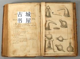 稀缺《 化学、路易斯.威廉的实用化学 》7版画插图  约1746年出版，