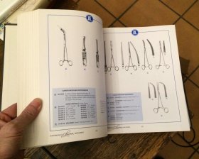 稀缺【手术仪器和器具， 手术工具等】大量插图，1970年出版
