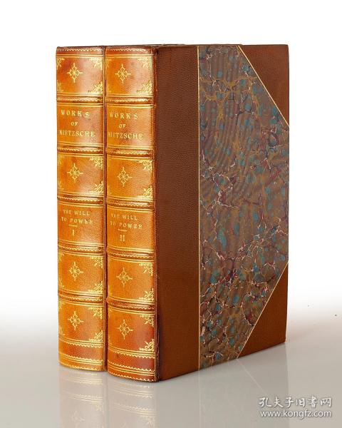 稀缺，《著名哲学家尼采著：权力的意志 2卷全》1924年出版。