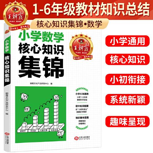 2023王朝霞小学核心知识集锦数学基础知识大盘点一二三四五六年级小学知识大全考试总复习小升初衔接工具书数学小学通用