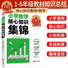 2023王朝霞小学核心知识集锦数学基础知识大盘点一二三四五六年级小学知识大全考试总复习小升初衔接工具书数学小学通用