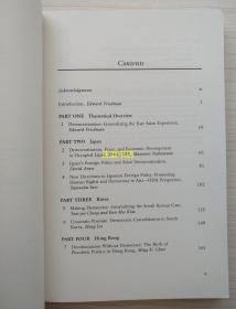 The Politics of DEMOCRATIZATION（Generalizing East Asian Experiences）EDITED BY EDWARD FRIEDMAN（Westview Press TRANSITIONS: ASIA  AND ASIAN AMERICA