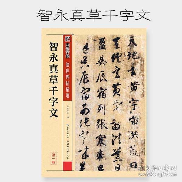 墨点字帖·传世碑帖精选：智永真草千字文（毛笔草书书法字帖）