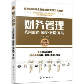 世界500强企业精细化管理工具系列--财务管理实用流程·制度·表格·文本