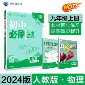 初中必刷题物理九年级上册RJ人教版课本同步练习题理想树2024版