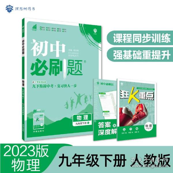 理想树2020版初中必刷题物理九年级下册RJ人教版配狂K重点