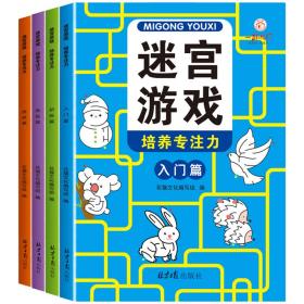 迷宫游戏（全4册）专注力培养闯关儿童4级进阶式3-6-7-10-12岁玩具书益智开发锻炼观察力判断力