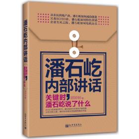 潘石屹内部讲话：关键时，潘石屹说了什么（软精装）（全面解析SOHO如何变身城市符号，看另类地产思想家潘石屹如何玩转创意地产营销）