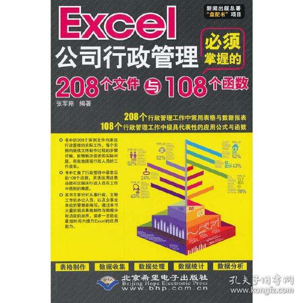 Excel公司行政管理必须掌握的208个文件与108个函数