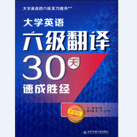 大学英语六级翻译30天速成胜经/大学英语四六级实力提升系列