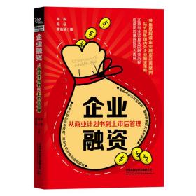 企业融资：从商业计划书到上市后管理