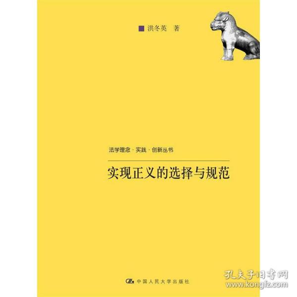 法学理念·实践·创新丛书：实现正义的选择与规范