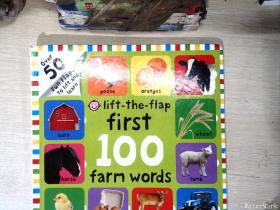 Lift-the-flap first 100 farm words【精装绘本】