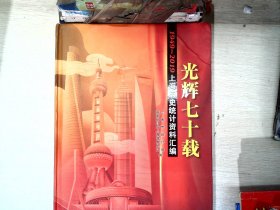 上海历史统计资料汇编：光辉七十载（附光盘1949-2019）【有破损】