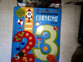 My Awesome Counting Book 1-20 数字书字母书同系列 异型纸板书