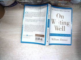 On Writing Well, 30th Anniversary Edition：The Classic Guide to Writing Nonfiction  书内有笔记