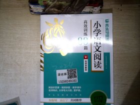 2023版名师特训小学语文阅读高效训练88篇4年级5版全彩版