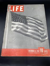 1941年美国生活杂志，内容涉及日本偷袭珍珠港，美国对日宣战，如何区分中国人和日本鬼子及中国彩图版基督