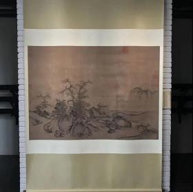 (北宋)郭熙《窠石平远图》轴 110×153cm 北京故宫博物院