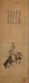 (南宋)牧溪《杜子美图》 88.3×30.9cm 日本福冈市美术馆 高精复制品