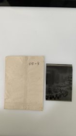 黑白照片的底片：纺织厂的工作场景的黑白底片 共1张合售 文件盒六 014