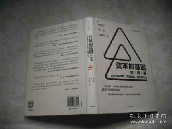 变革的基因：如何创新战略、搭建团队、提升战斗力（实践篇）