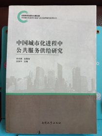 正版现货 中国城市化进程中公共服务供给研究