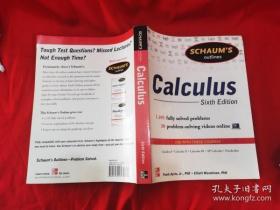 Schaum's Outline of Calculus, 6th Edition: 1,105 Solved Problems + 30 Videos