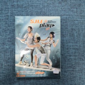 CD：SHE play-玩耍（CD+DVD）写真歌词本 品如图（2碟装）