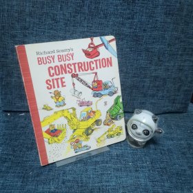 Richard Scarry's Busy Busy Construction Site 斯凱瑞金色童書 忙忙碌碌的建筑工地 紙板書