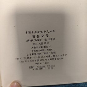 新岳全传(十大古典小说普及丛书)