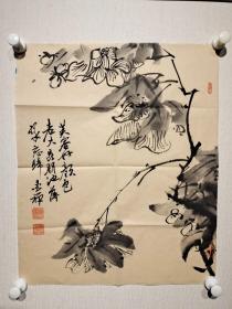 朱熹后裔 著名书画家朱云雷国画精品