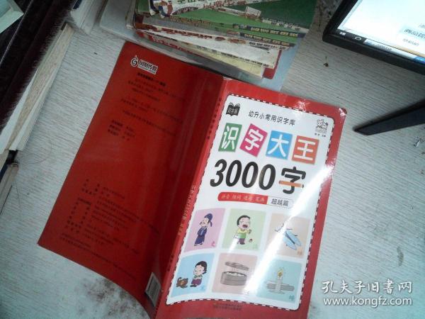 幼儿学前识字大王3000字全套6册 幼小衔接一日一练全套识字教材 幼儿园大班中班小班一年级3-4-5-6岁幼升小看图识字神器儿童启蒙早教认字书